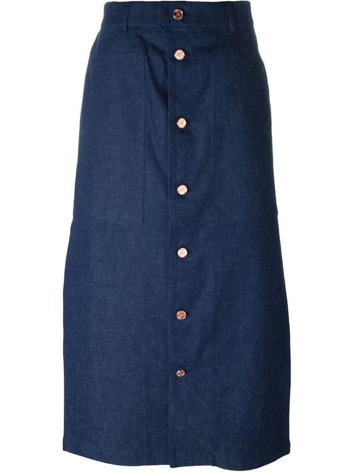 Julien David Button Up Skirt