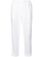 Forte Forte Drop-crotch Cropped Trousers - White