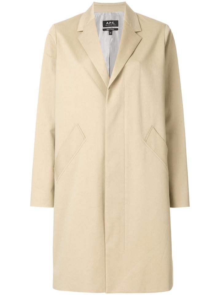 A.p.c. Boyfriend Coat - Nude & Neutrals