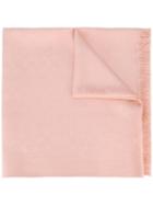 Coach Frayed Scarf - Pink