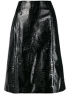 We11done A-line Flared Skirt - Black
