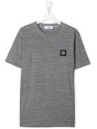 Stone Island Junior Logo T-shirt - Grey