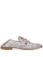 Twin-set Python Print Loafers - Neutrals