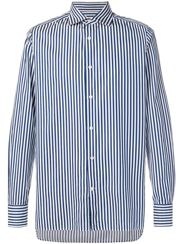 Ermenegildo Zegna Striped Print Shirt - White