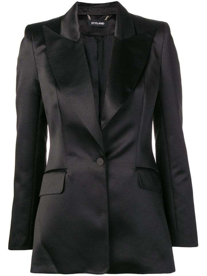 Styland Single-breasted Blazer - Black