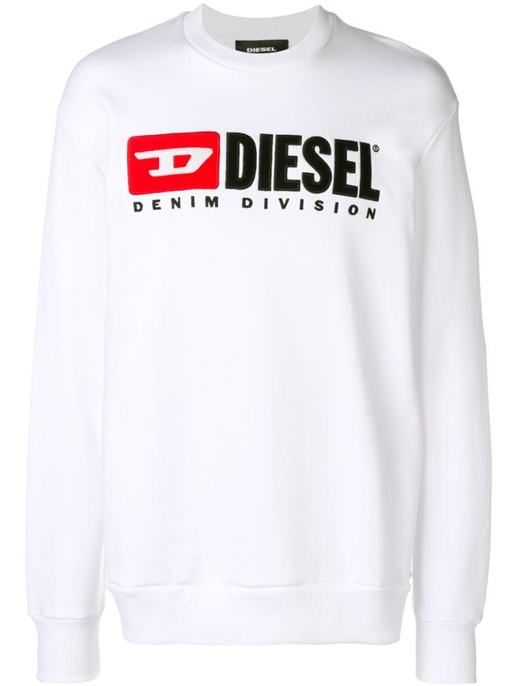 Diesel Screw Division Sweatshirt - White