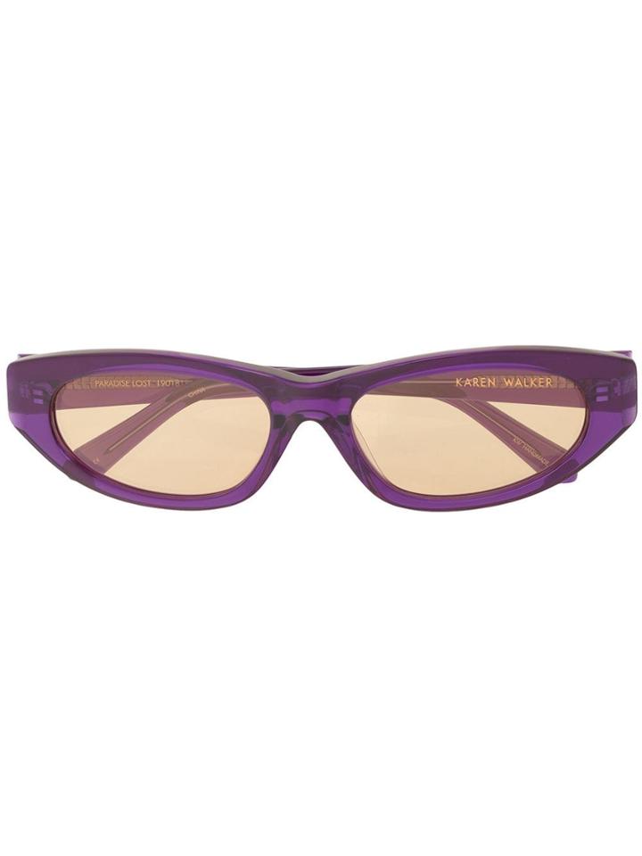Karen Walker Paradise Lost Sunglasses - Purple