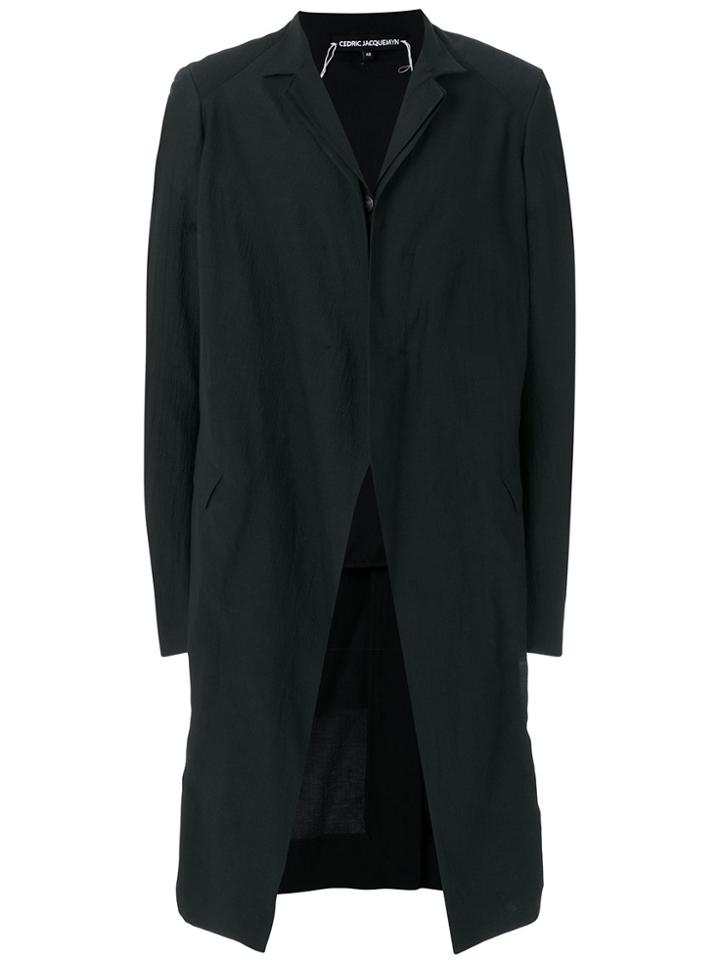 Cedric Jacquemyn Longline Blazer Jacket - Black