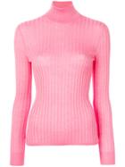 Gucci Fine Knit Turtleneck - Pink & Purple