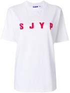 Sjyp Branded T-shirt - White