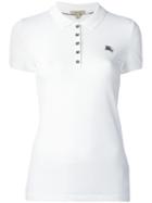 Burberry Classic Polo Shirt, Women's, Size: Xl, White, Cotton/spandex/elastane