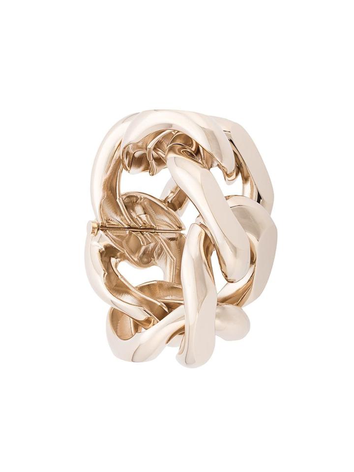 Saint Laurent Oversized Chain Bracelet - Yellow & Orange