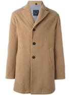 Tonello Single Breasted Coat, Men's, Size: Medium, Nude/neutrals, Cotton/polyamide/cashmere/virgin Wool