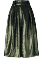Marc Jacobs Micro-sequin Culotte Trousers - Green