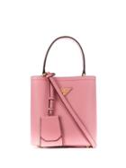 Prada Saffiano Leather Tote Bag - Pink