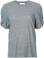 A.l.c. Kati Ruched Sleeve T-shirt - Grey