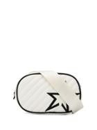 Perfect Moment Star Patch Quilted Belt Bag - White