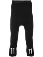 11 By Boris Bidjan Saberi Chic Design Leggings - Black