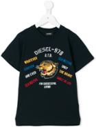 Diesel Kids - Logo Print T-shirt - Kids - Cotton - 8 Yrs, Boy's, Blue