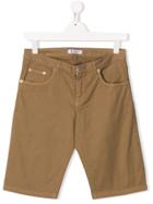 Dondup Kids Slim-fit Smart Shorts - Brown