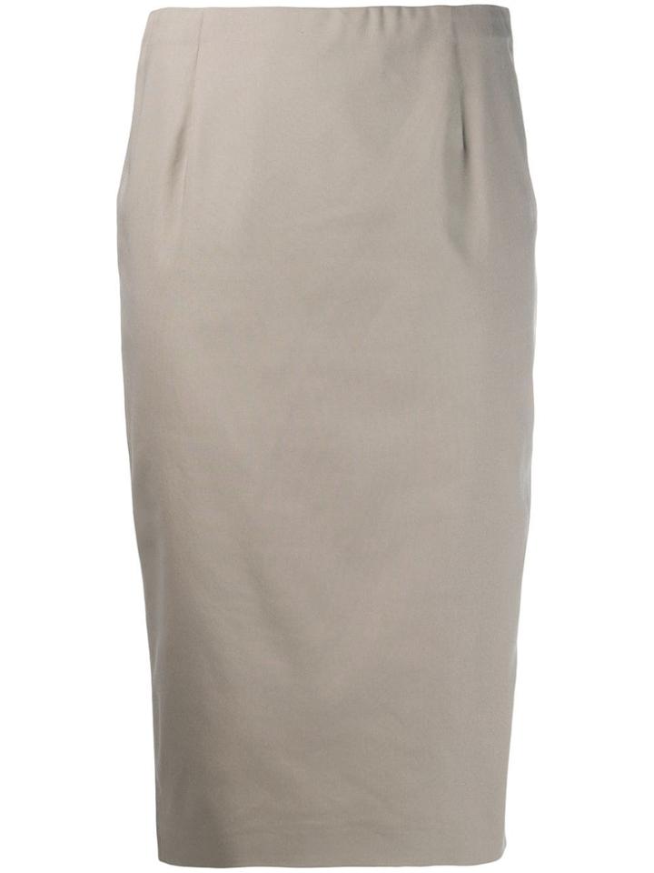 Les Copains Tailored Pencil Skirt - Neutrals