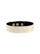 Manokhi Buttoned Choker - Nude & Neutrals