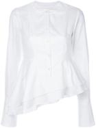 Carven - Fitted Layer Shirt - Women - Cotton - 36, White, Cotton