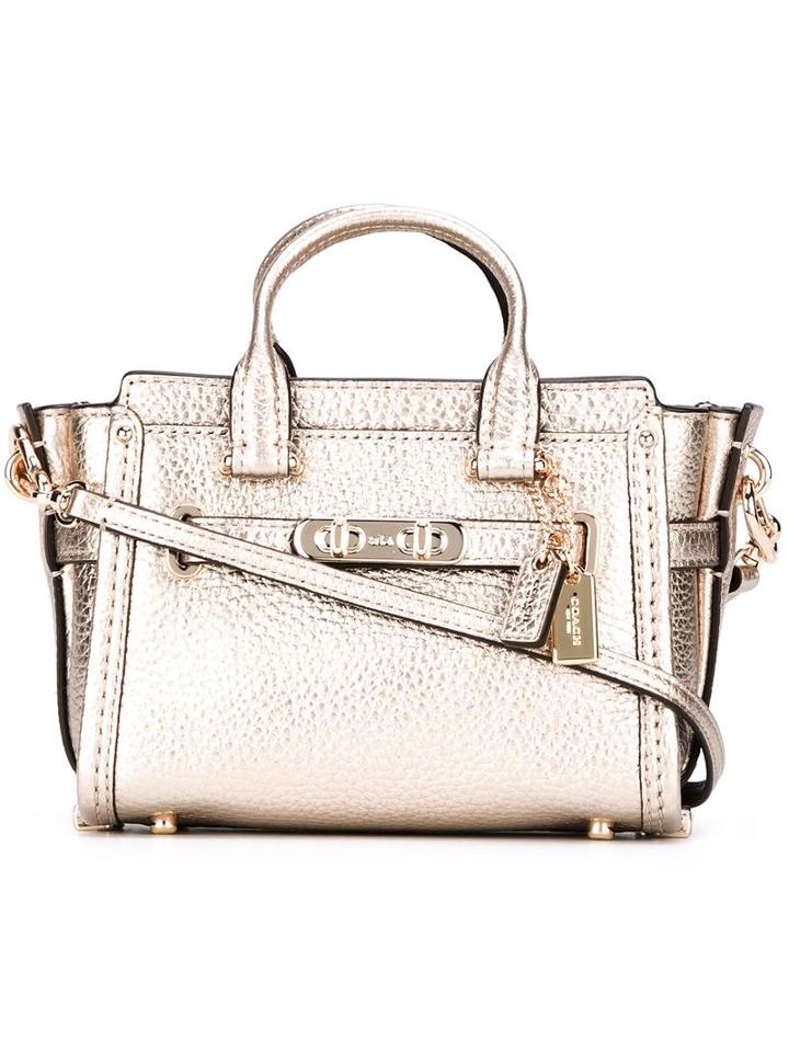Coach Small 'swagger' Crossbody Bag, Women's, Grey