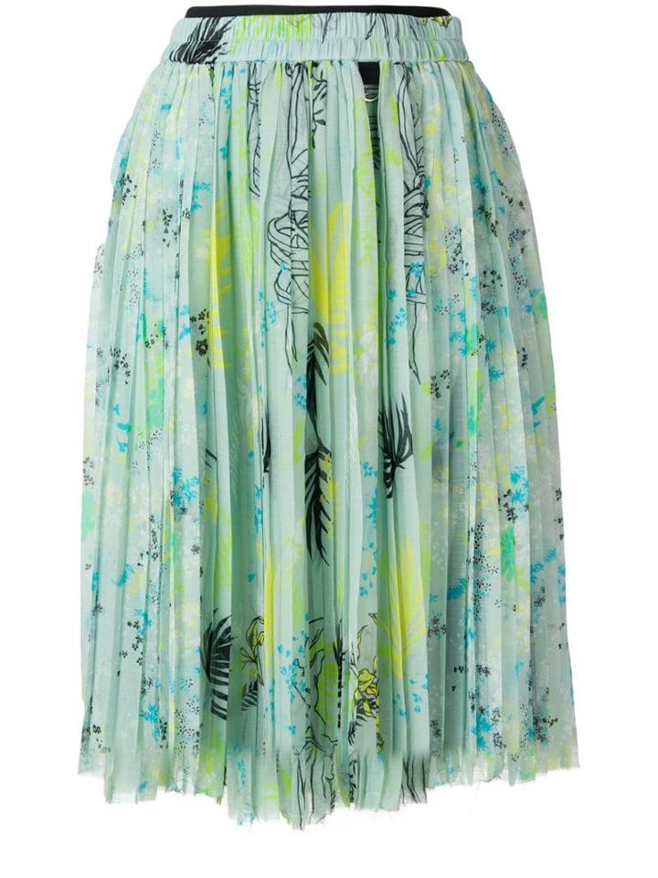 Diesel Pleated Bandana Skirt - Green