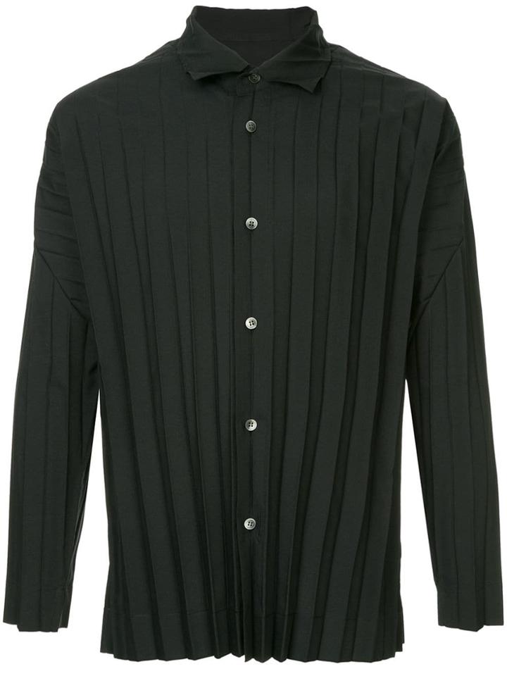 Homme Plissé Issey Miyake Edge Shirt - Black