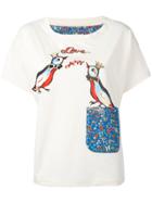 Tsumori Chisato Love Birds T-shirt - Nude & Neutrals
