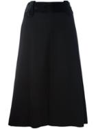 Dorothee Schumacher Front Seam Skirt, Women's, Size: Iii, Black, Viscose/polyamide/spandex/elastane