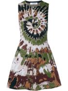 Valentino Metallic (grey) Tie-dye Dress, Women's, Size: Small, Polyester/viscose/metal (other)