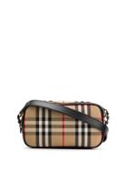 Burberry Micro Vintage Check Camera Bag - Brown