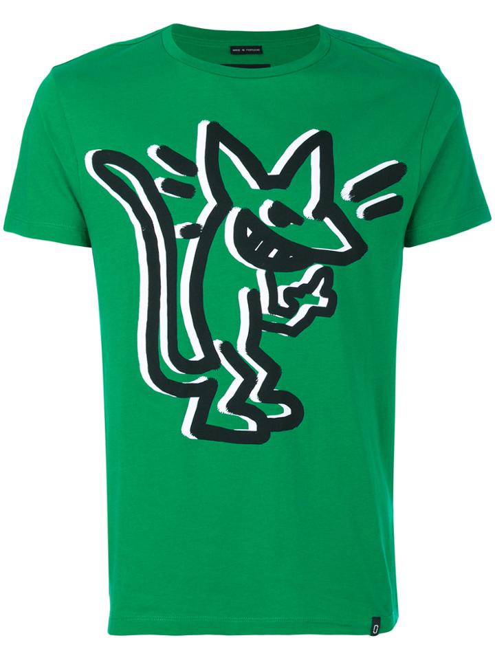 Marc Jacobs Stinky Rat Print T-shirt - Green