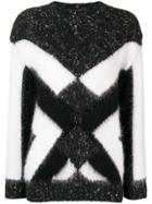 Alberta Ferretti Geometric Intarsia Sweater - Black