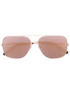 Stella Mccartney Eyewear Aviator Style Sunglasses - Metallic