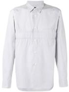 Comme Des Garçons Homme Plus - Gathered Detail Shirt - Men - Cotton - L, Grey, Cotton
