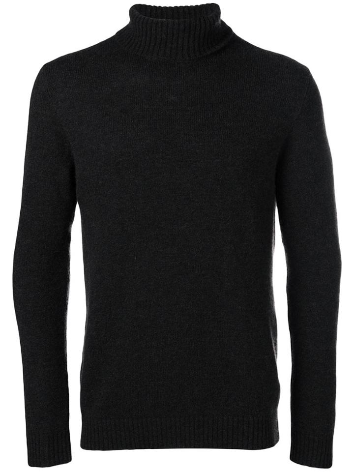 Circolo 1901 Roll-neck Fitted Sweater - Grey