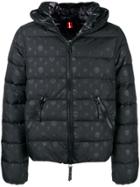 Hydrogen Scatter Printed Puffed Jacket - Black