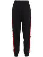 Msgm Black Side Logo Track Pants