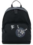 Prada Nylon Robot Backpack - Black