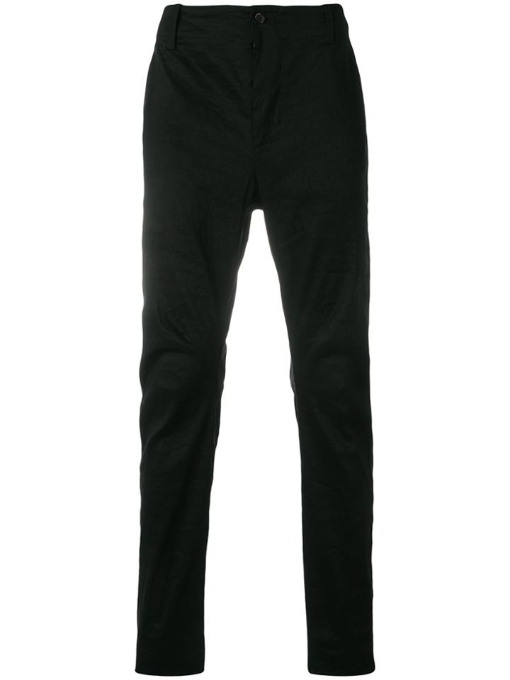 Uma Wang Slim Fit Trousers - Black