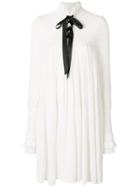 Philosophy Di Lorenzo Serafini Tied Neck Shift Dress - White