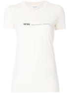 Wood Wood Ww Logo Print T-shirt - White