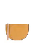 Closed Round Clutch Bag - Neutrals