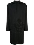 Yohji Yamamoto Skull Long Shirt - Black