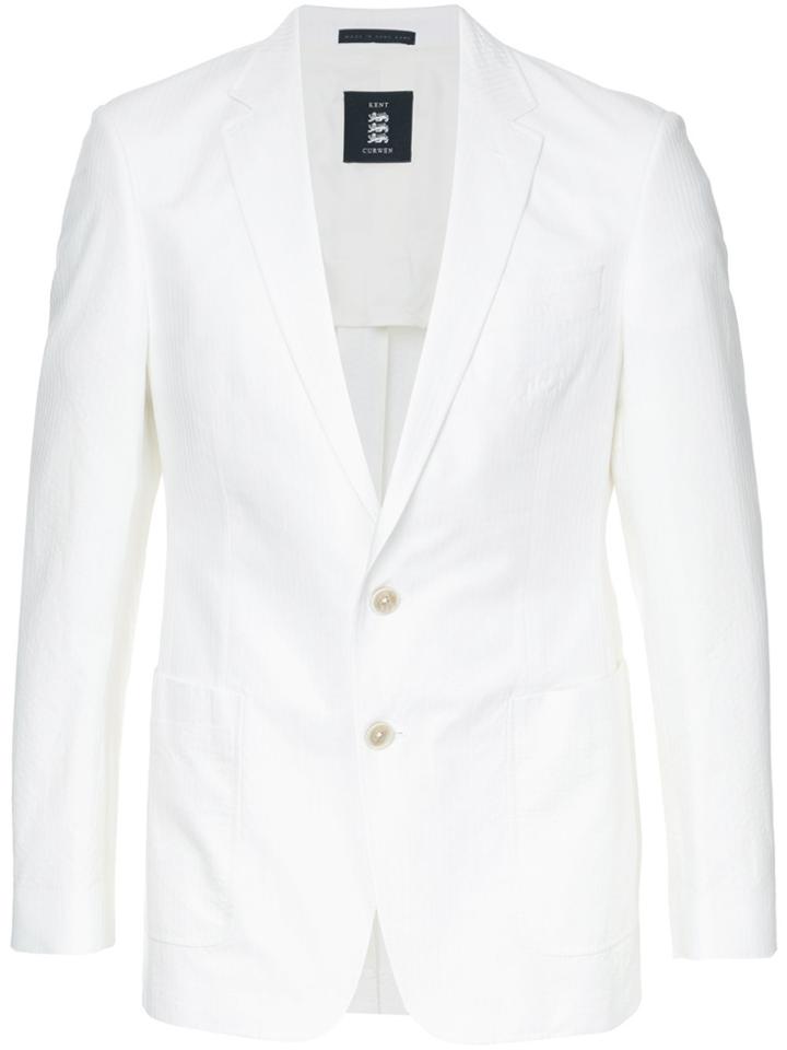 Kent & Curwen Two Button Blazer - White