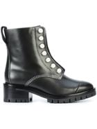 3.1 Phillip Lim Hayett Lug Sole Pearl Boots - Black