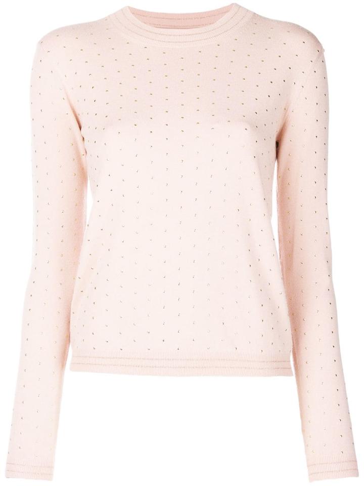 Twin-set Studded Jumper - Pink & Purple